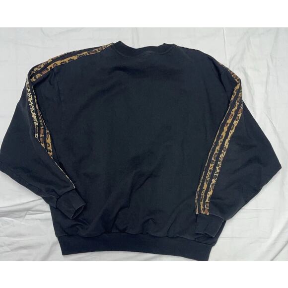 Adidas Originals women’s Crew Neck Sweatshirt size 2XS Color Black Long Sleeve - Picture 7 of 8